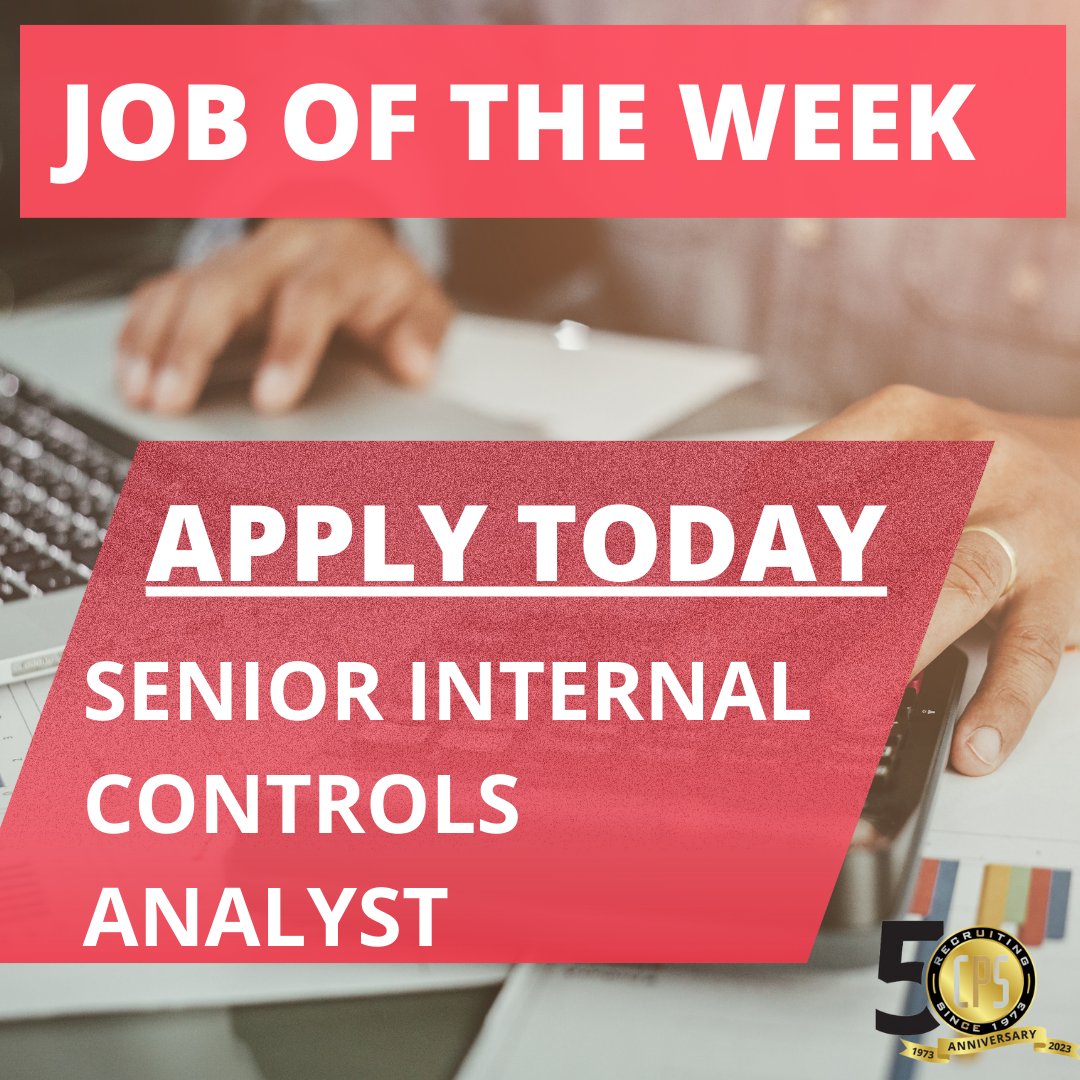 cps4jobs's tweet image. Job of the Week!
We are hiring a Senior Internal Controls Engineer in Glenview, IL.
If you are interested in applying for this role, fill out an application here: nsl.ink/aEHo
#ControlsEngineer #CPS4Jobs
