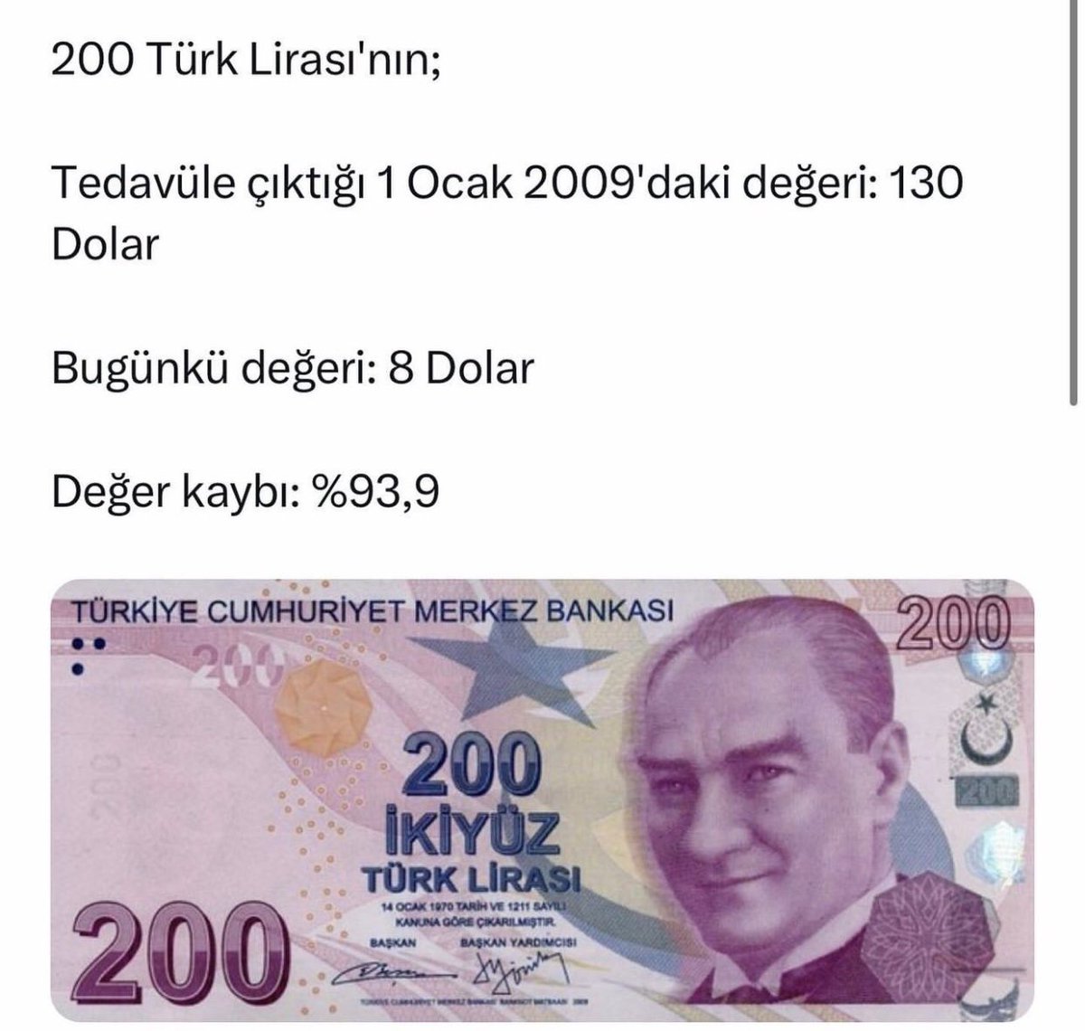 Filizzd73805577's tweet photo. #Titanic gibi battı TL https://t.co/JAaFpnPXnd