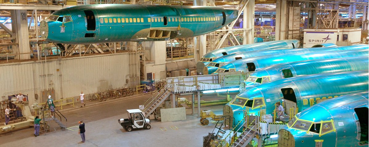 Spirit AeroSystems stock dropped sharply, after halting production in its Wichita factory following news workers will strike starting Saturday! The Boeing supplier makes fuselages for 737 Max! Boeing’s stock was also down! $SPR $BA #industrials #airlines 
https://t.co/FWXliNznoN https://t.co/h9Jak19DcH