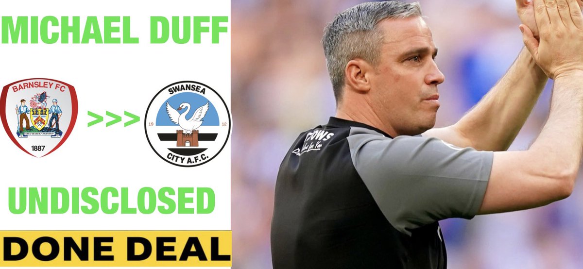 *NEW VIDEO* 

GREAT APPOINTMENT! SWANSEA CITY APPOINT BARNSLEY MANAGER MICHAEL DUFF! 

Watch here 👉 youtu.be/s8hrm152YuM

Please Like & Retweet 👍 

#MichaelDuff #Barnsley #BarnsleyFC #SwanseaCity #Swans