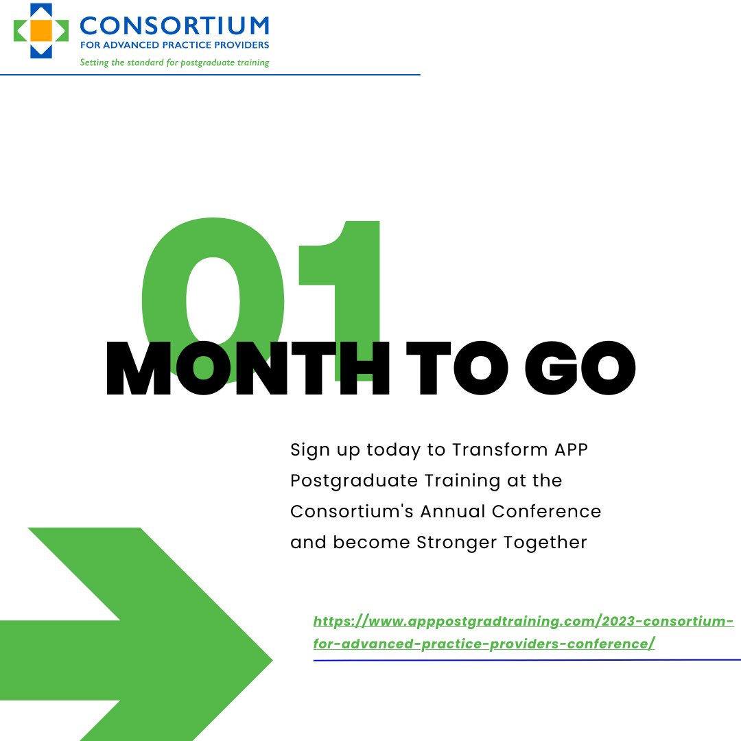 Join us in 1 Month to become Stronger Together and Transform APP Postgraduate Training Register today at apppostgradtraining.com/2023-consortiu…