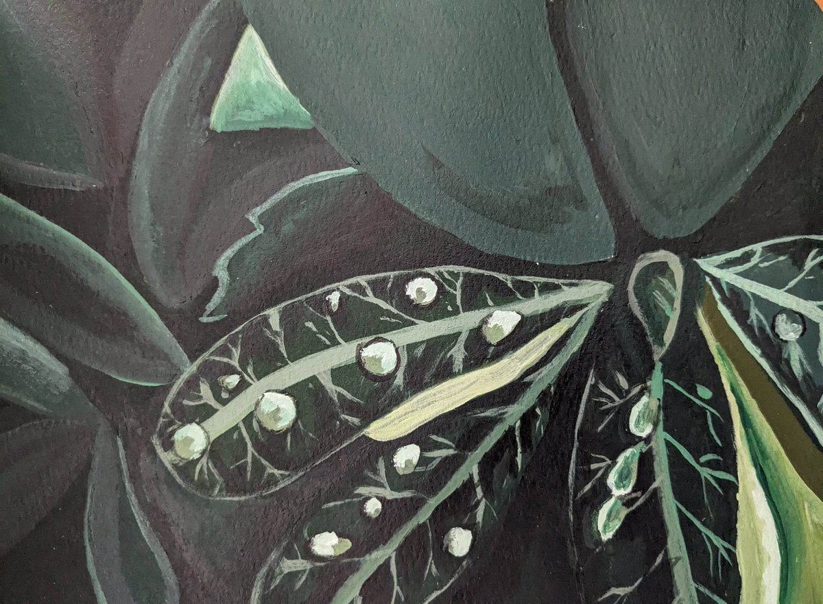 Practicing shades and light within the same color spectrum.