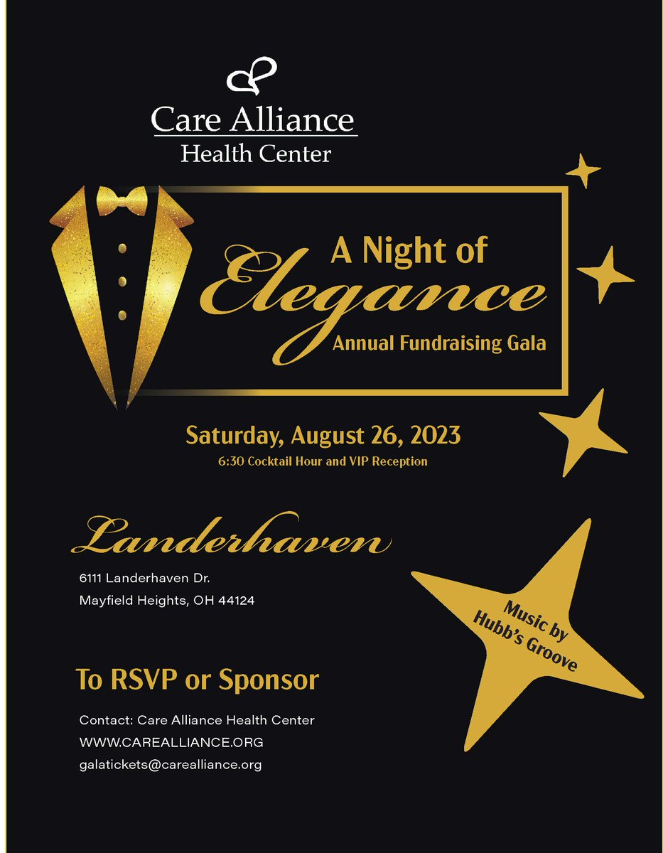 A Night of Elegance Annual Fundraising Gala
To attend: nightofelegance2023.rsvpify.com
For sponsorship information send a DM or email galatickets@carealliance.org