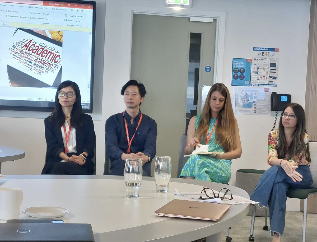 Great experience to present our research “An Ethnographic Investigation of How Medical Students Develop Their Cultural Competence” in the CMCI event “Creative Values in Higher Education”. Such valuable conversations with colleagues from Arts and Humanities <a href="/bennyleeshuang/">S Li</a>
