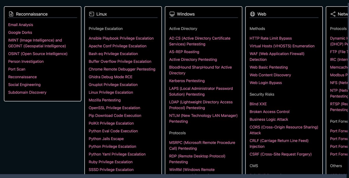 Search hacking techniques and tools for penetration testings, bug bounty, CTFs.

exploit-notes.hdks.org