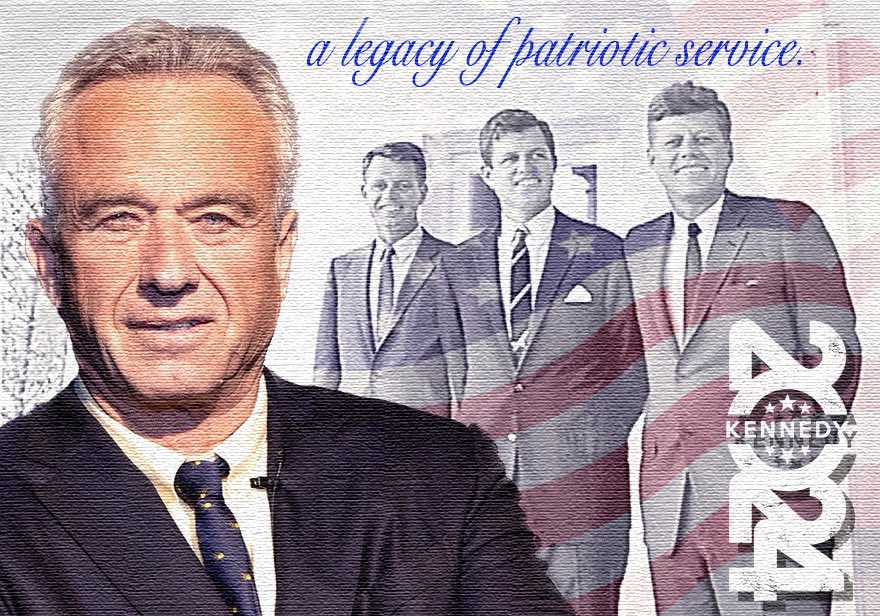 We should be so fortunate to have him serving in the White House. Let’s continue the Kennedy Family’s tradition of patriotic service ! Let’s elect #RFKJr! 👍🏻🇺🇸 #PeacePOTUS
#HealTheDivide
#AdultInTheRoom #Legacy 
#Kennedy24 #TeamKennedy #AmericanRescue
#KennedyAmericans