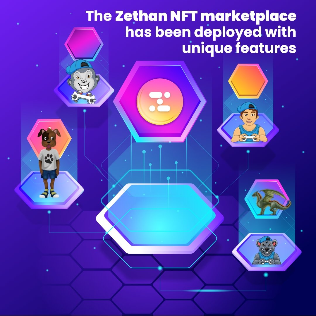 We are thrilled to announce the successful deployment of the Zethan NFT marketplace! Our platform offers a wide range of features to provide an exceptional experience for gamers.
zethan.io/marketplace