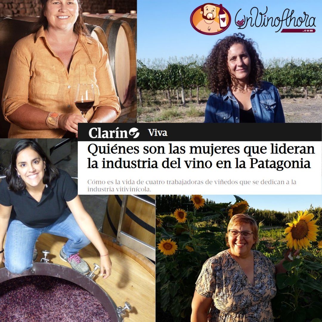 Cómo es la vida de cuatro trabajadoras de viñedos que se dedican a la industria vitivinícola.

✔️Lucrecia Barzi, Marketing en Humberto Canale.
✔️Ana Viola, directora de <a href="/MalmaWines/">Malma Wines</a> 
✔️Teresa María Precoma, enóloga
✔️Marina Coña, enóloga de Otronia

clarin.com/viva/mujeres-l…