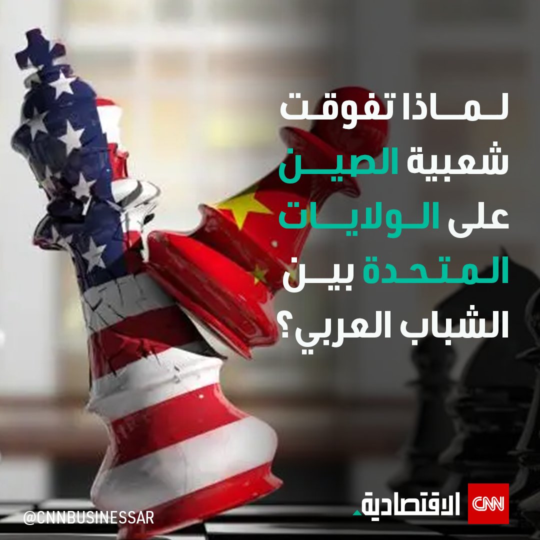 CNNBusinessAr's tweet photo. تظهر نتائج دراسة استقصائية لشباب المنطقة أن دعمهم للصين قد ارتفع تدريجياً مع توسع بكين في وجودها بالمنطقة، لكنها كشفت أن الكثيرين يعتقدون أن #الولايات_المتحدة ستستمر في كونها اللاعب الأكثر تأثيراً.

التفاصيل: https://t.co/ya7EoiVpeI

#العالم_بلغة_الأعمال #CNN_الاقتصادية #CNNBAR https://t.co/3wWNszNEjD