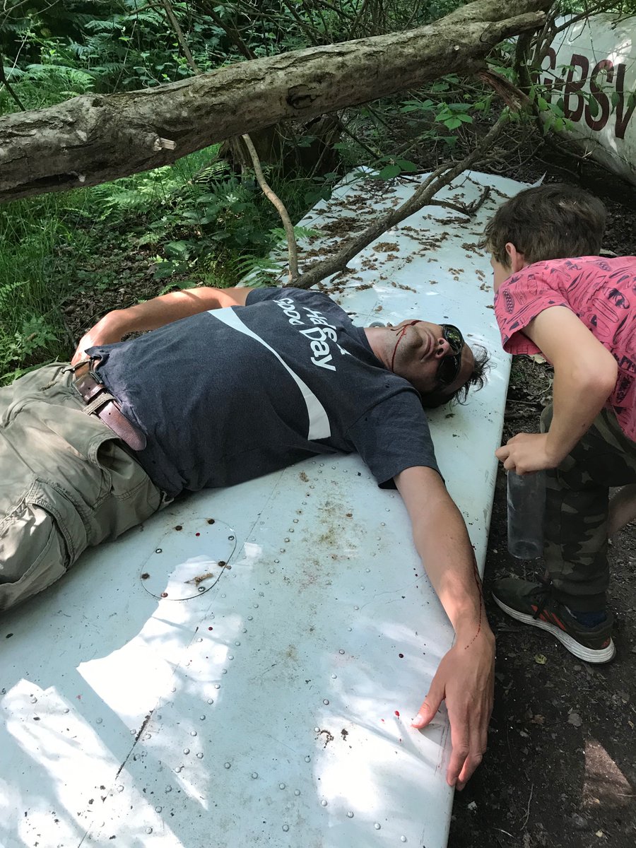 Another fun filled day for Year 6 on their residential. They were shown how to debone a fish, were taught some bush craft first aid, and put it into practice when they had to “rescue” their teachers from a plane crash!