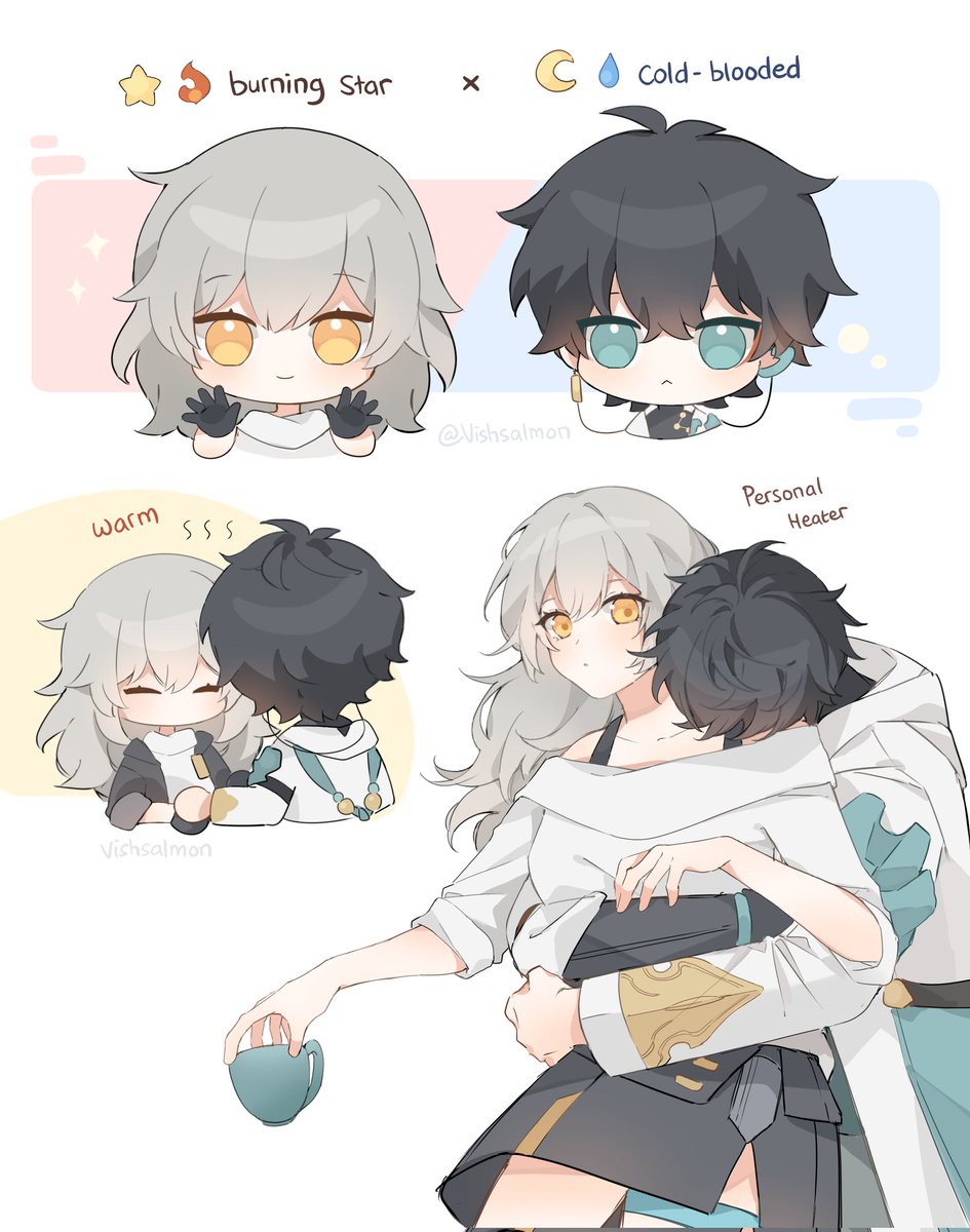 To everyone who said dan heng cuddles stelle for warmth, you are absolutely right 

#HonkaiStarRail #danstelle #danheng #Stelle #丹星