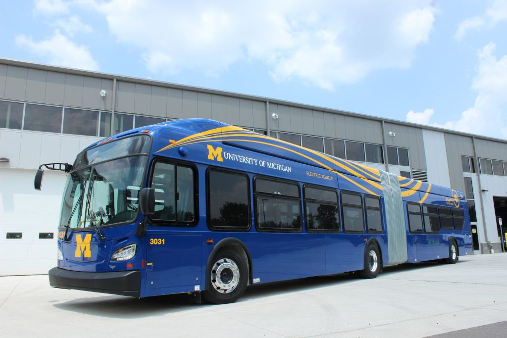 UMichBusDrivers's tweet photo. New Electric Buses Begin Arriving on Campus: https://t.co/v9kNs6M3vE https://t.co/gKonYCGryq