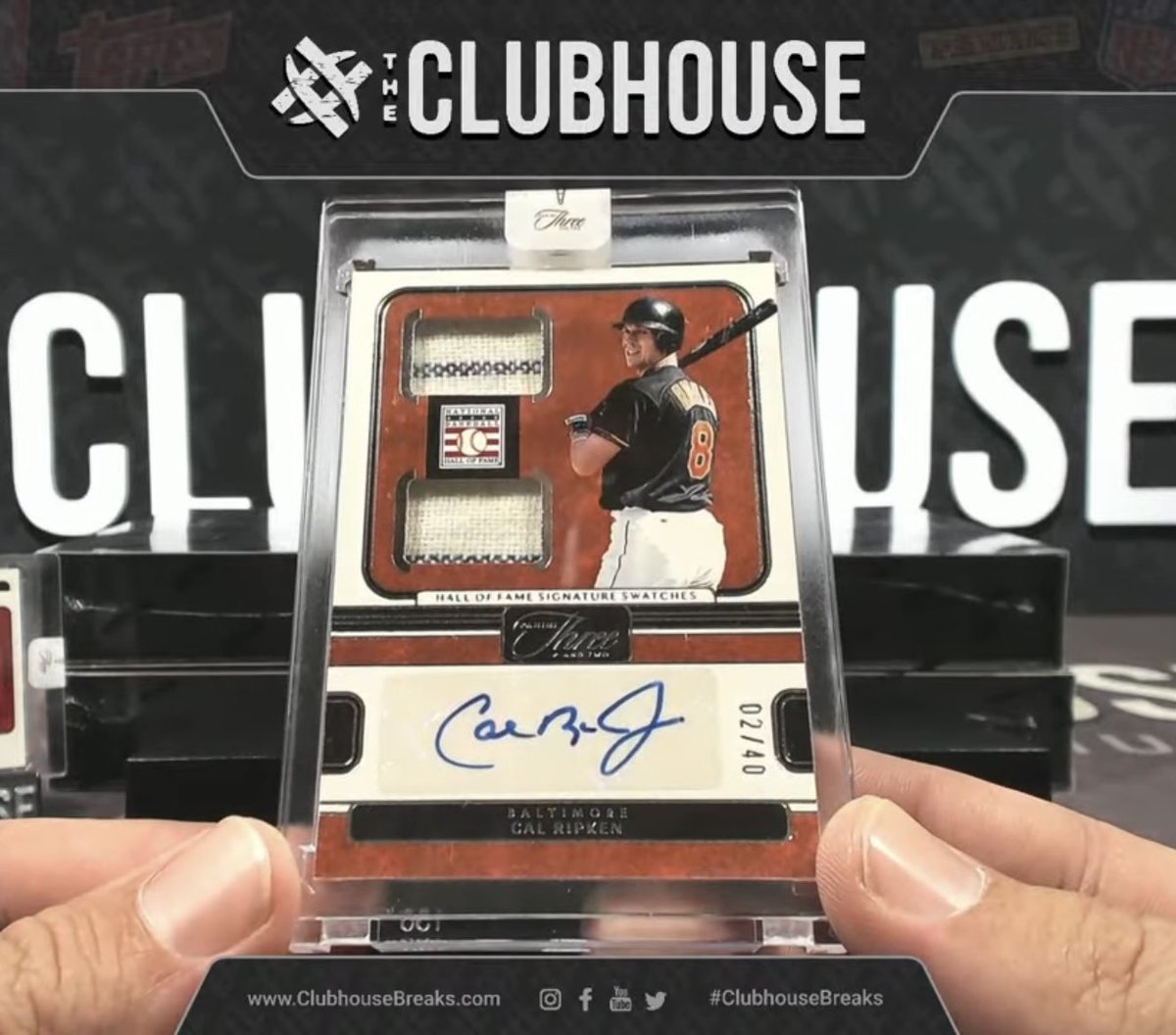 Loving the vintage pin stripe on this Cal Ripken Jr! 
.
.
#TheHobby #PSA #sportscards #tradingcards #ClubhouseBreaks #groupbreaks #ShowYourHits #BIGHitties #baseball #MLB #Orioles