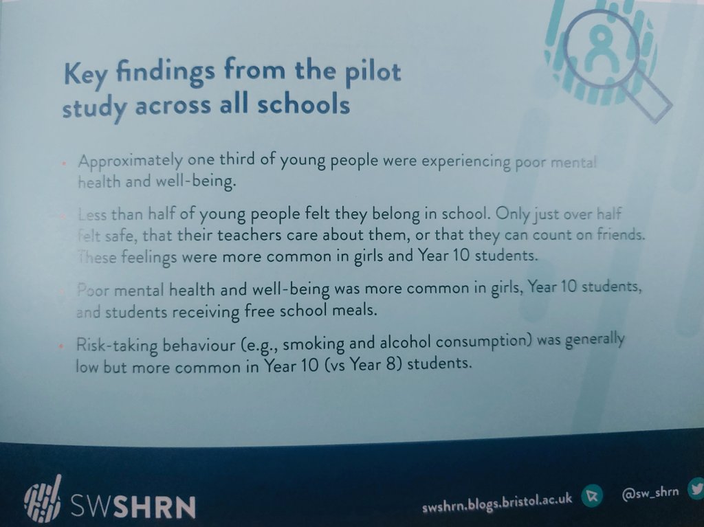 BeckyKeating2's tweet photo. 2/2, the research team used in focus groups to start conversation. Each school will get a copy to display. Key findings are stark, difficult reading with our group reflective on the range of drivers of how young people are feeling right now. Thanks 🙏 #SWSHRNevent https://t.co/vpTed8aLzT