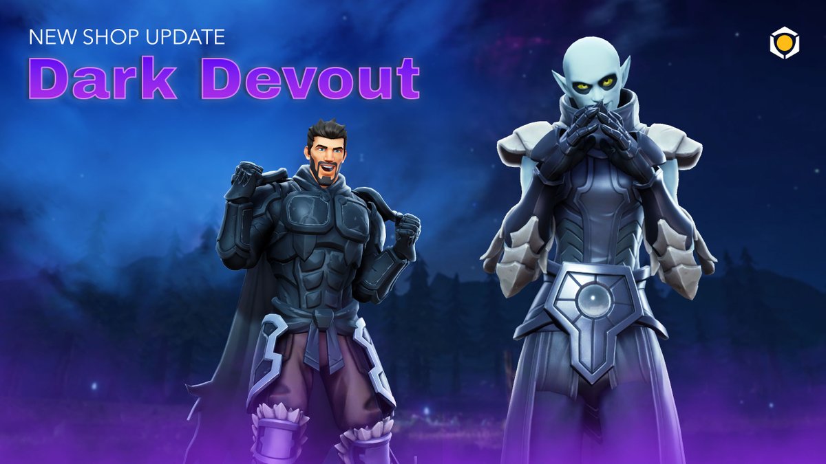 The night is calling. 🌙 Draw on the power of darkness and become a Dark Devout. Visit the Core shop today to pledge your allegiance to the forces of the night.
