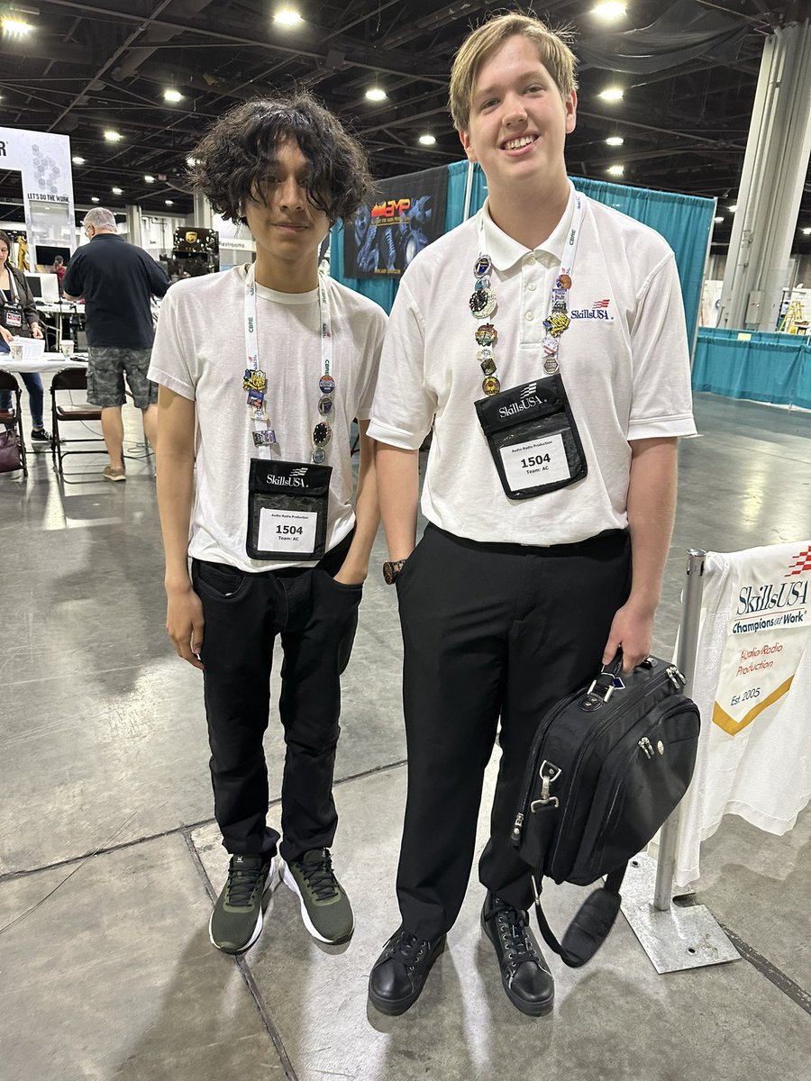 ACC TV Prod students working it in SkillsUSA national championships in Atlanta. <a href="/APS_CTE/">Arlington CTE</a> <a href="/arlingtontechcc/">Arlington Tech</a> <a href="/APSCareerCenter/">Arlington Career Center</a> <a href="/APSVirginia/">Arlington Public Schools</a>