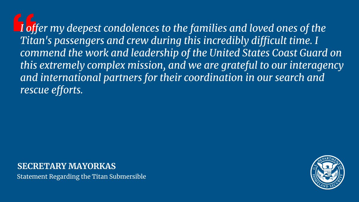 ARCHIVED: Secretary Alejandro Mayorkas tweet media