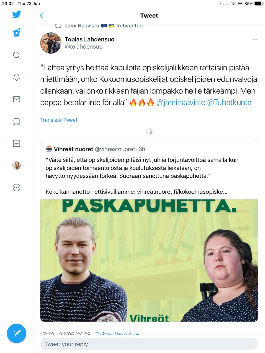 tellakvere's tweet image. #soome poliitika: rohelised ja vasakliit, uus koalitsioon