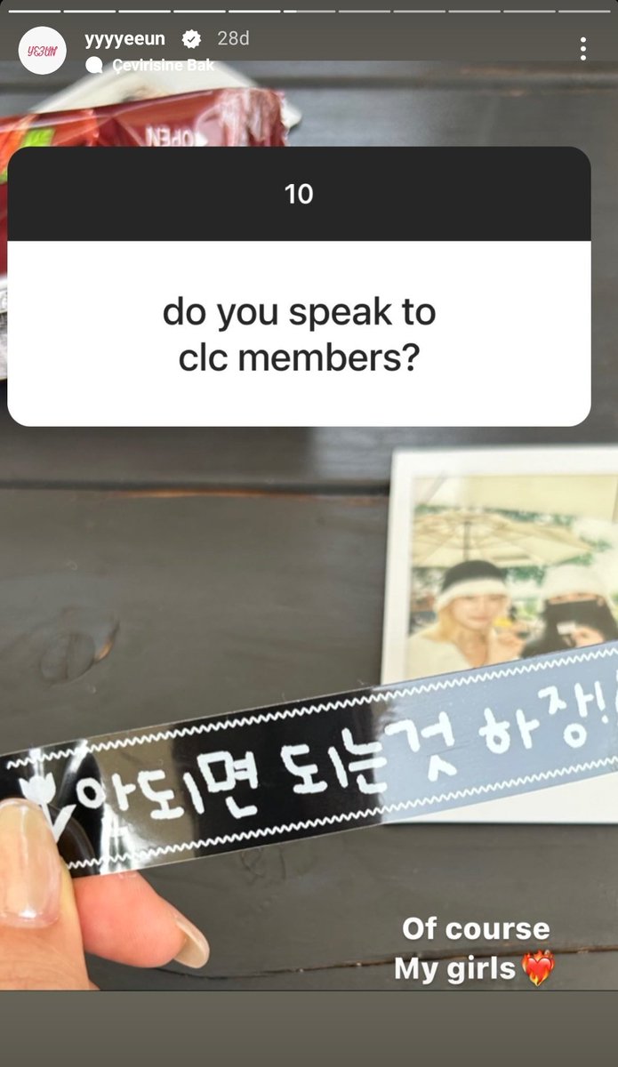 yeeunzones's tweet image. - do you speak to clc members?
#YEEUN: of course my girls❤️‍🔥