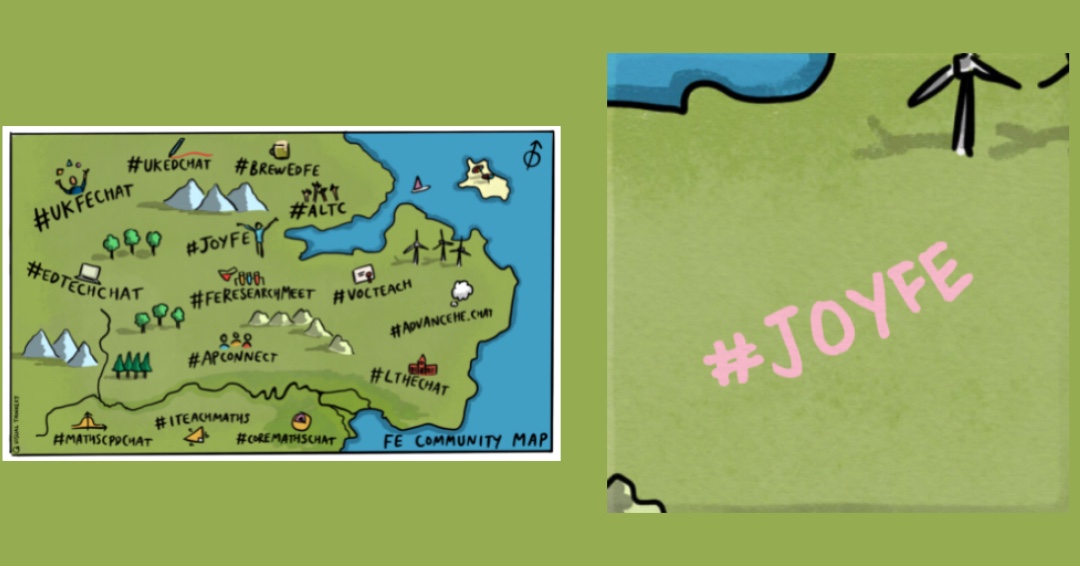 Have you visited our #AmplifyFE Community map remixer recently? Add your handle, hashtag or community name  to our map via our remixer amplifyfe.alt.ac.uk/community-map

#JoyFE were among the first to add themselves when it launched. Help us grow the map further! #UKFEchat