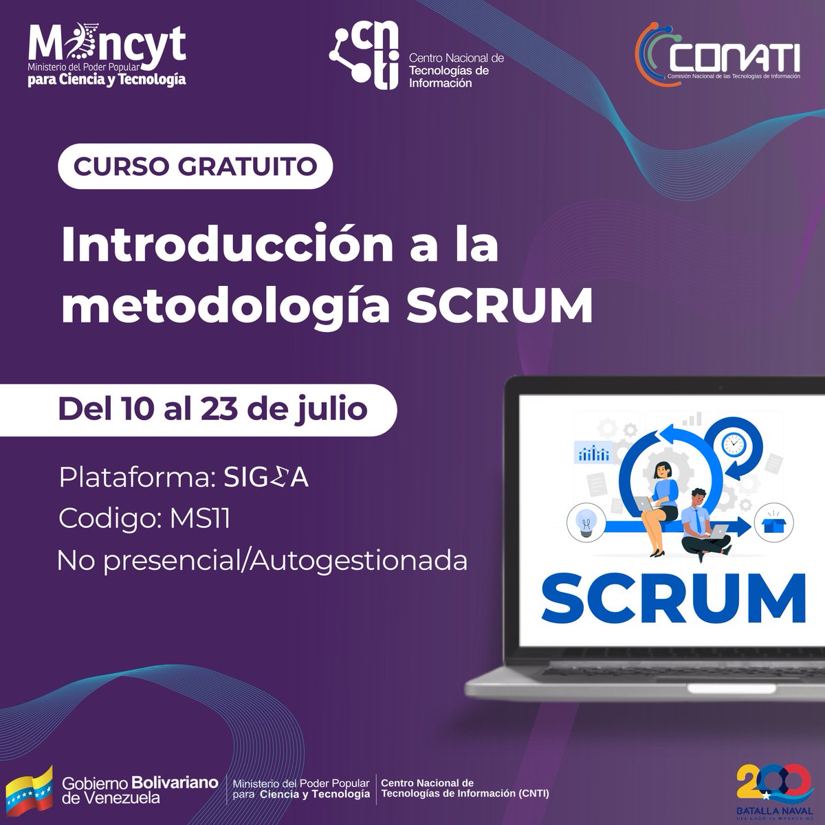 CNTI_VE's tweet photo. Ha llegado ese momento del mes donde les ofrecemos una oferta formativa que no pueden perderse.

¿Les interesa?

Nuestra formación es gratuita y podrán encontrar cursos sobre #Scrum #Writer #Programacion #IngenieriaSoftware entre otros.

Inscripciones en:

https://t.co/f1dFzGGEWn https://t.co/5GvLXaFFSd