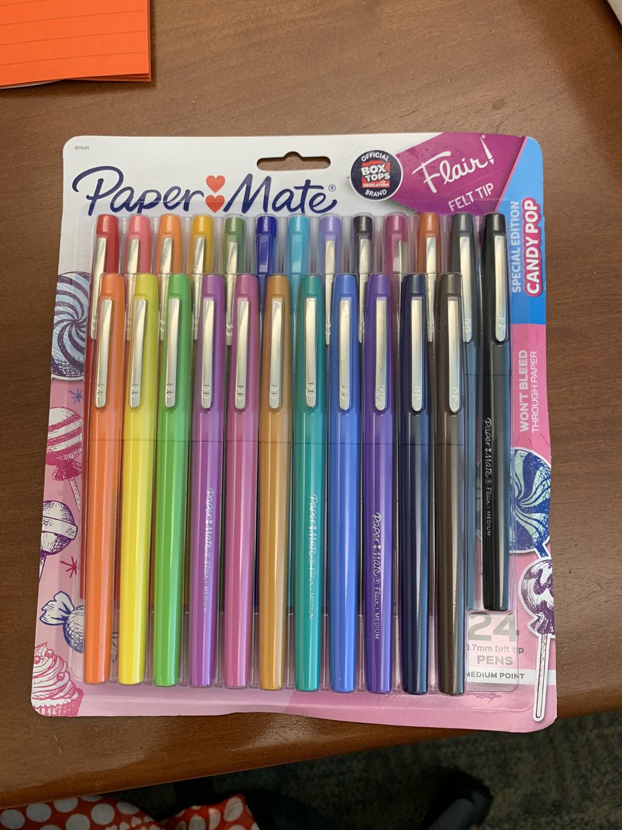 Nothing like a new pack of flair pens! #elementaryteacher