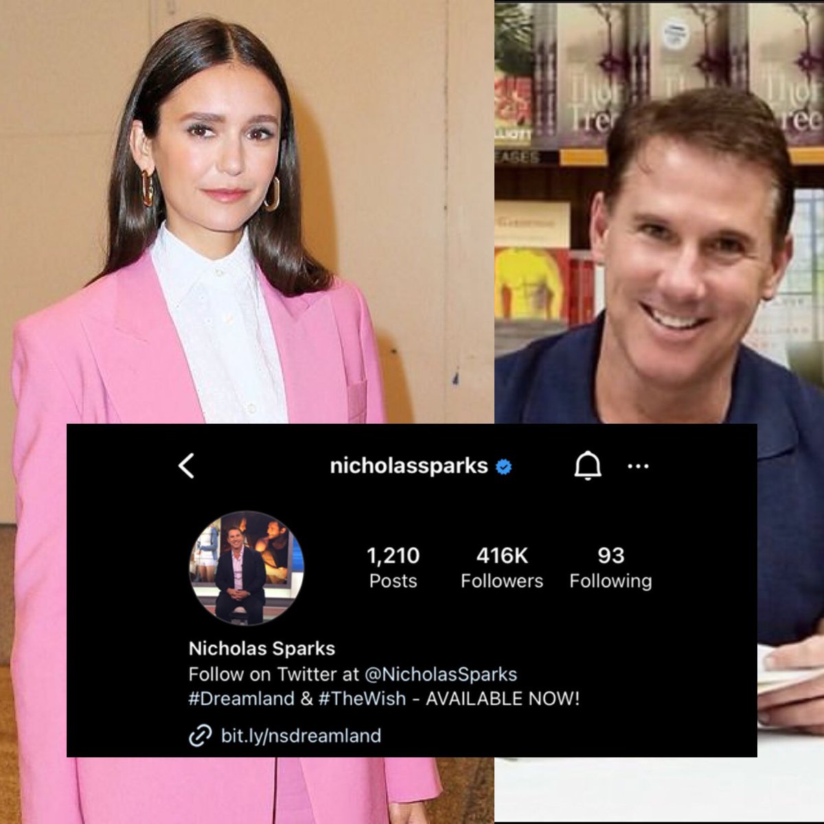 Famous American screenwriter #NicholasSparks

 Renowned film director, film producer, screenwriter, actor, and #AcademyAwardwinner for Best Picture, #MartinScorsese follows Nina
We hope to see #ninadobrev in great and distinguished roles

#iansomerhalder #nikkireed #paulwesley