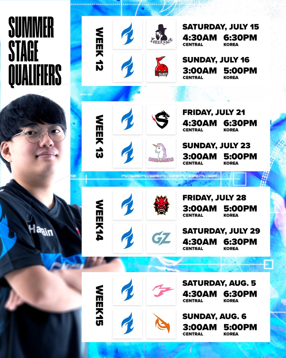 Make sure to mark your calendars!🗓
#OWL2023 Summer Stage locked in🔥
#BurnBlue #FuelFighting