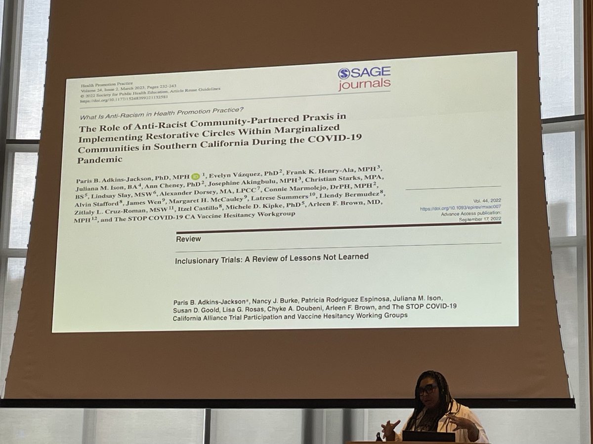 Thanks AJ Adkins-Jackson and Rachel Shelton for the thoughtful and practical guidance toward equity and engagement in #impsci #IRI2023 ⁦@cmhsr_wustl⁩