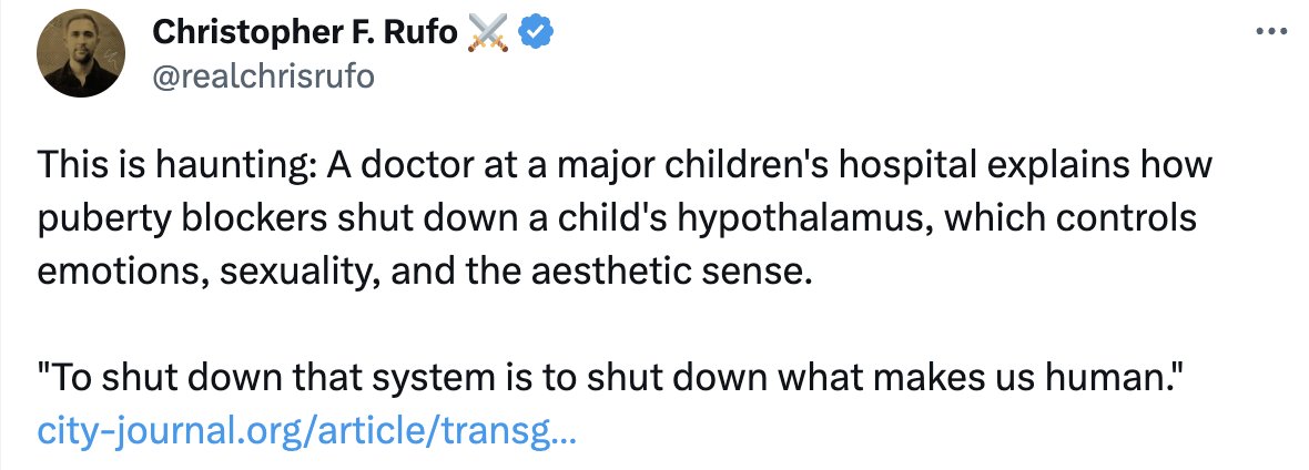 I genuinely do not care if you or my doctor or anybody else thinks I am a man or a woman, I care that you are taking words out of context to argue that trans people are less human than you and your rabid followers.