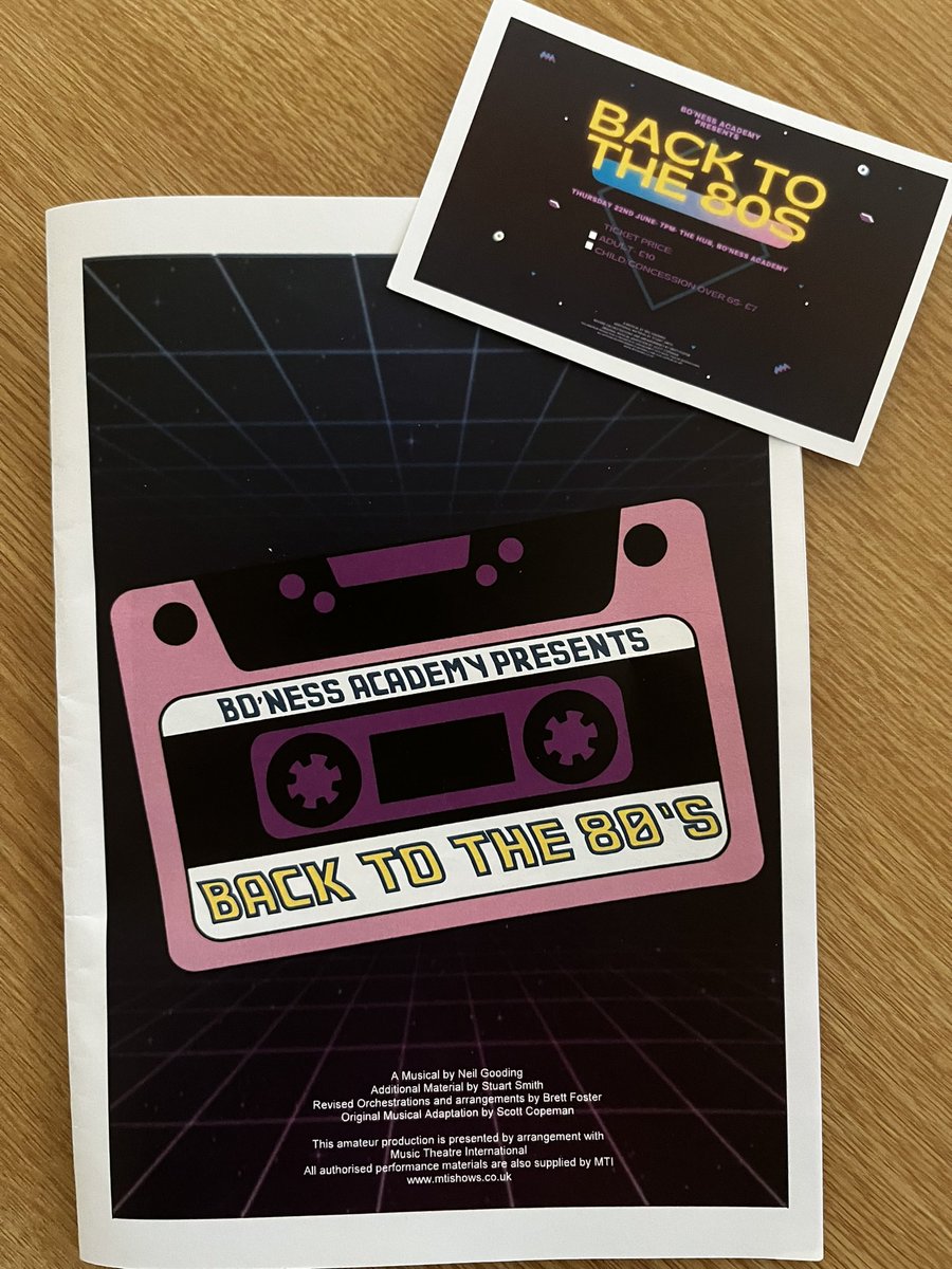 What an AMAZING performance from all our young people this evening <a href="/Boness_Academy/">Bo'ness Academy</a> 
Last night of our School Show ⭐️