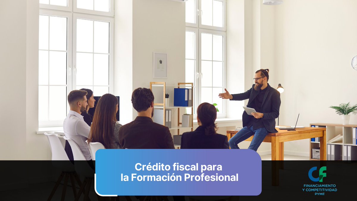 FINANCAME's tweet photo. [#Pymes]
📢Hasta el 30/9 se pueden presentar proyectos para la formación profesional a través de Crédito Fiscal de @Economia_Ar.
Incluye certificación de calidad, consultoría de implementación y auditoría de procesos. 
Podés elegir #CAMESustentable.

📍https://t.co/4Uy6Qb7Agc https://t.co/slZx947FoV