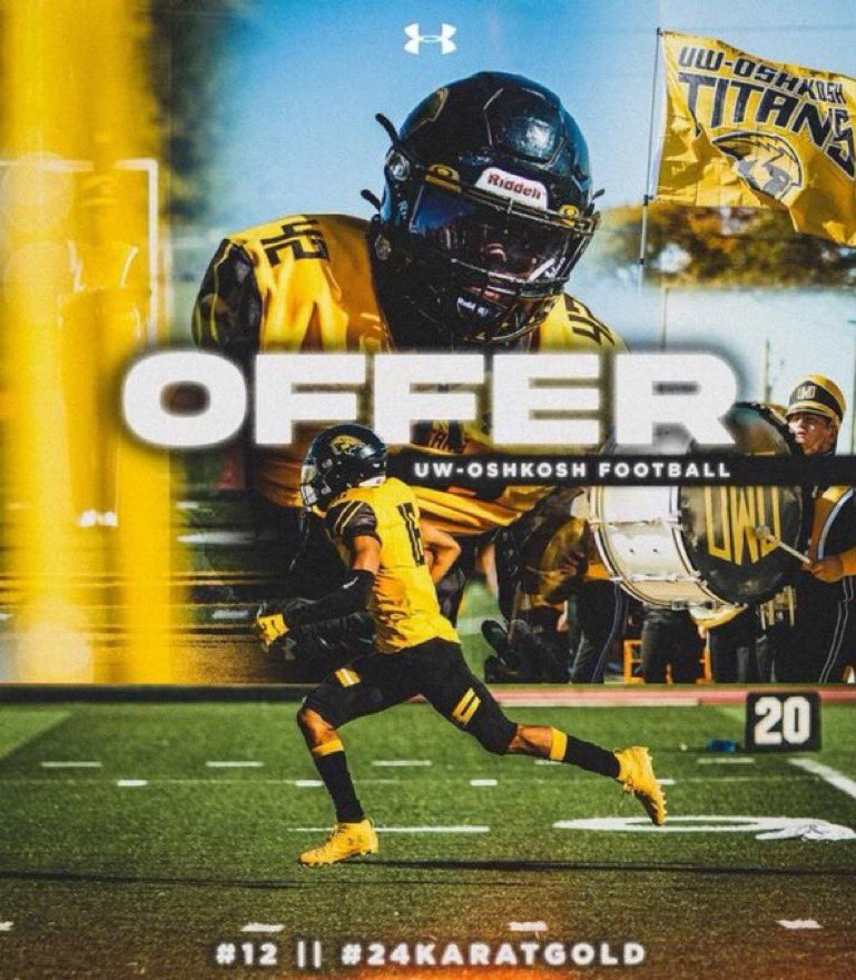 After a great visit and conversation with <a href="/PeteyBananas/">Peter Jennings</a> and <a href="/CoachSten/">Craig Stenbroten</a> I’m thankful to receive my 2nd offer to play college football <a href="/UWOFootball/">UW-Oshkosh Football</a>! <a href="/fortmadisonFB/">FMHS Football</a>