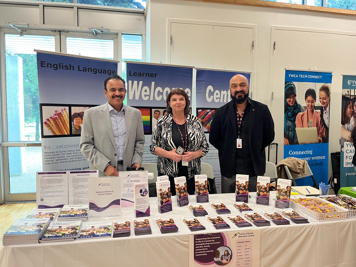 RajPPuri's tweet photo. @Surrey_Schools  @WelcomeSchools  supporting Newcomer Refugees with school and community connections. https://t.co/GRX8OhAr2k