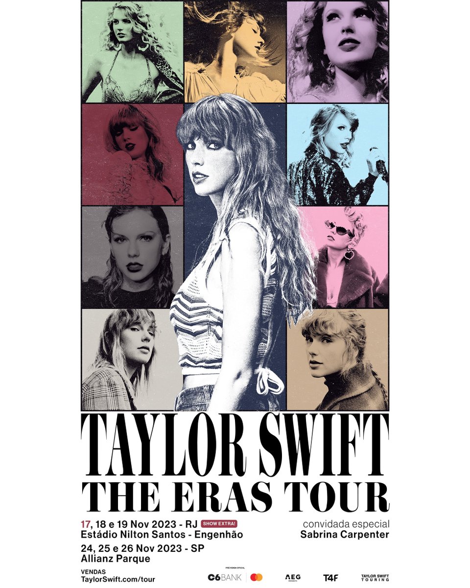 taylorswiftbr's tweet image. 🚨 Taylor Swift acaba de anunciar MAIS UM show extra da "The Eras Tour" no RIO DE JANEIRO!