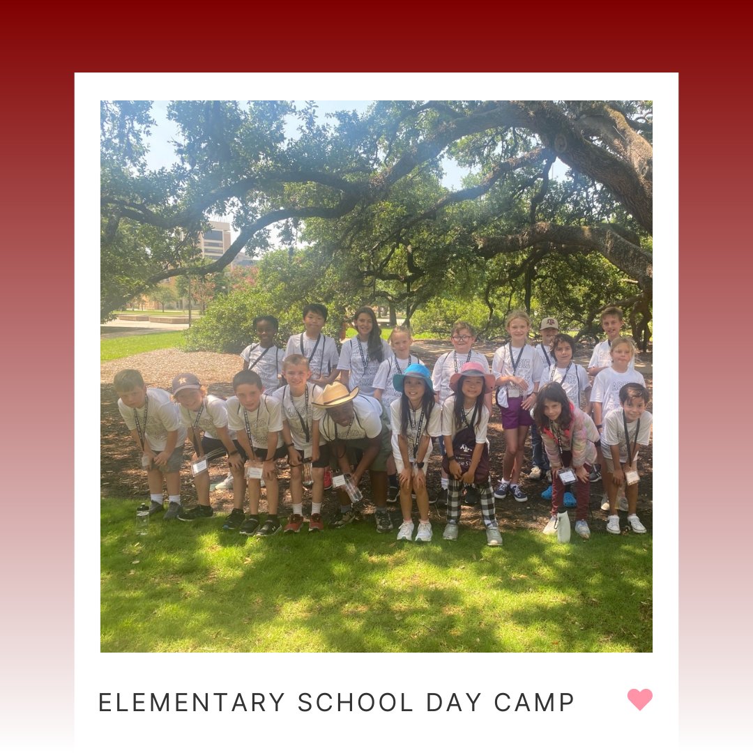 AggieSTEM's tweet photo. Picture day for our Elementary and Middle School Day Campers 📸 #tamu #stem https://t.co/DxfpMc9maI