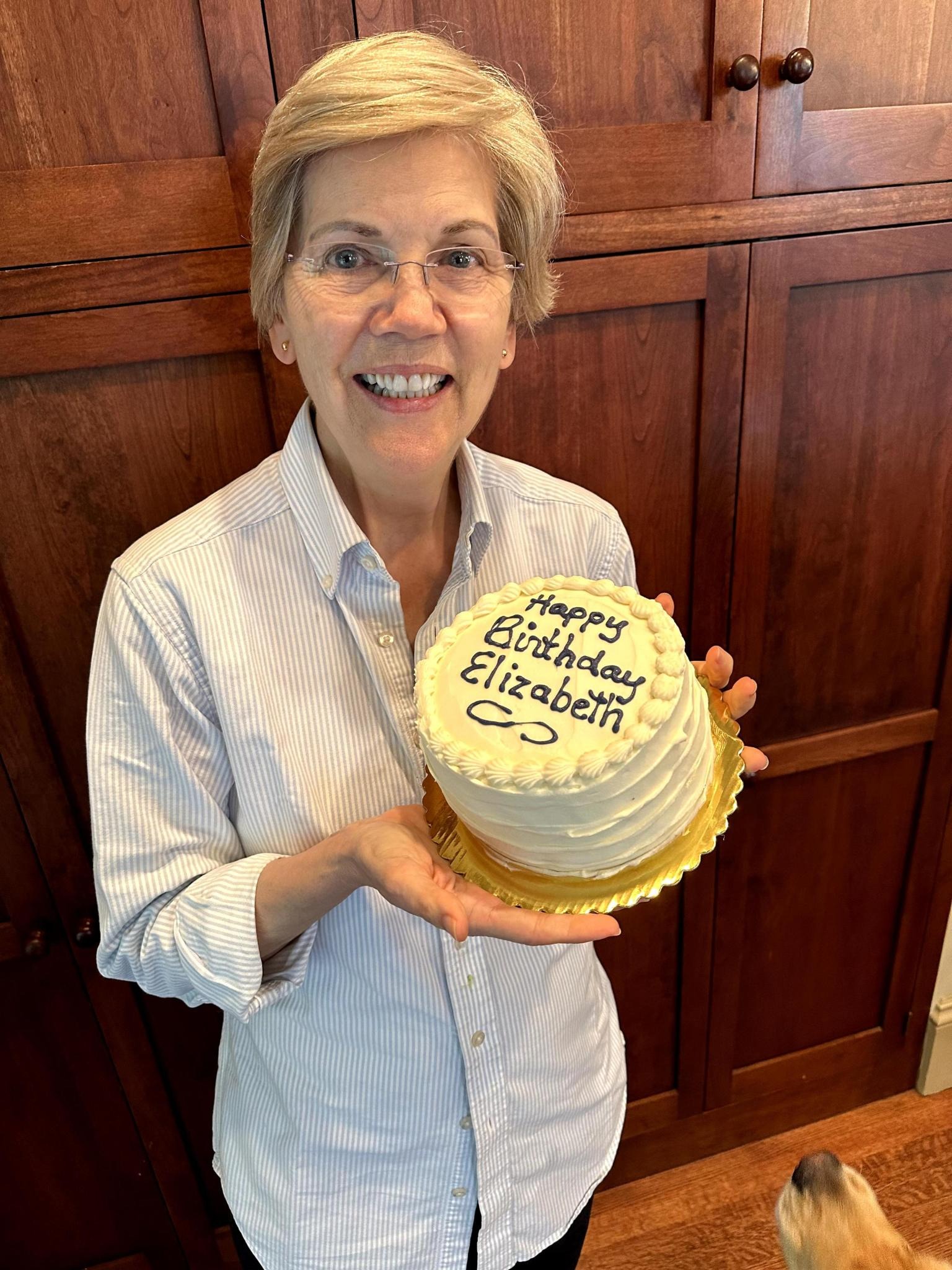 Elizabeth Warren on Twitter: “Thank you to my sweetie, Bruce, for such