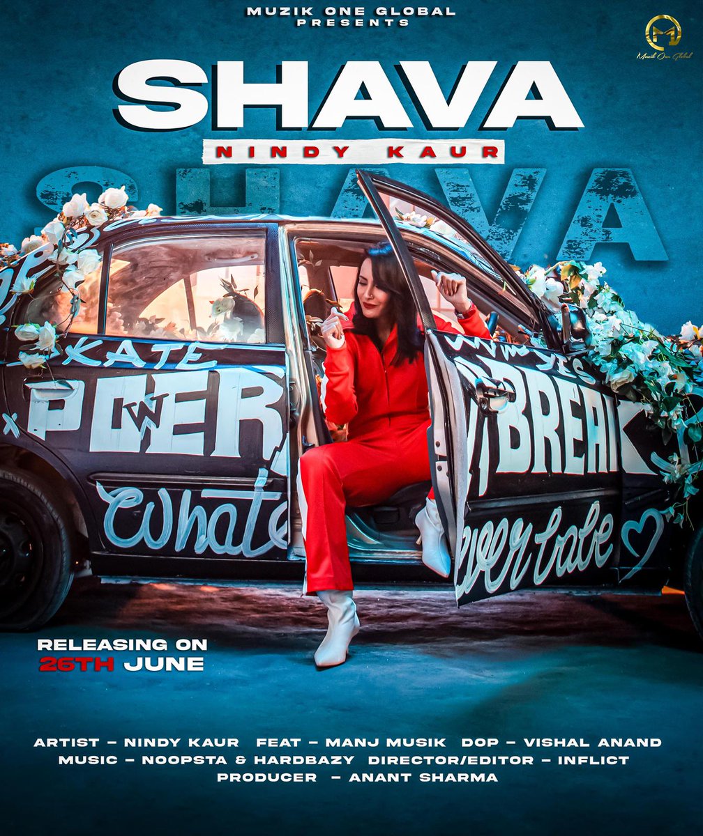 SHES BACK!!! <a href="/NindyKaur/">Nindy Kaur</a> is ready to drop her new single titled SHAVA ft <a href="/MANJmusik/">MANJmusik</a>

Out soon via  #MuzikOneGlobal

#NewMusic #ComingSoon #Bhangra