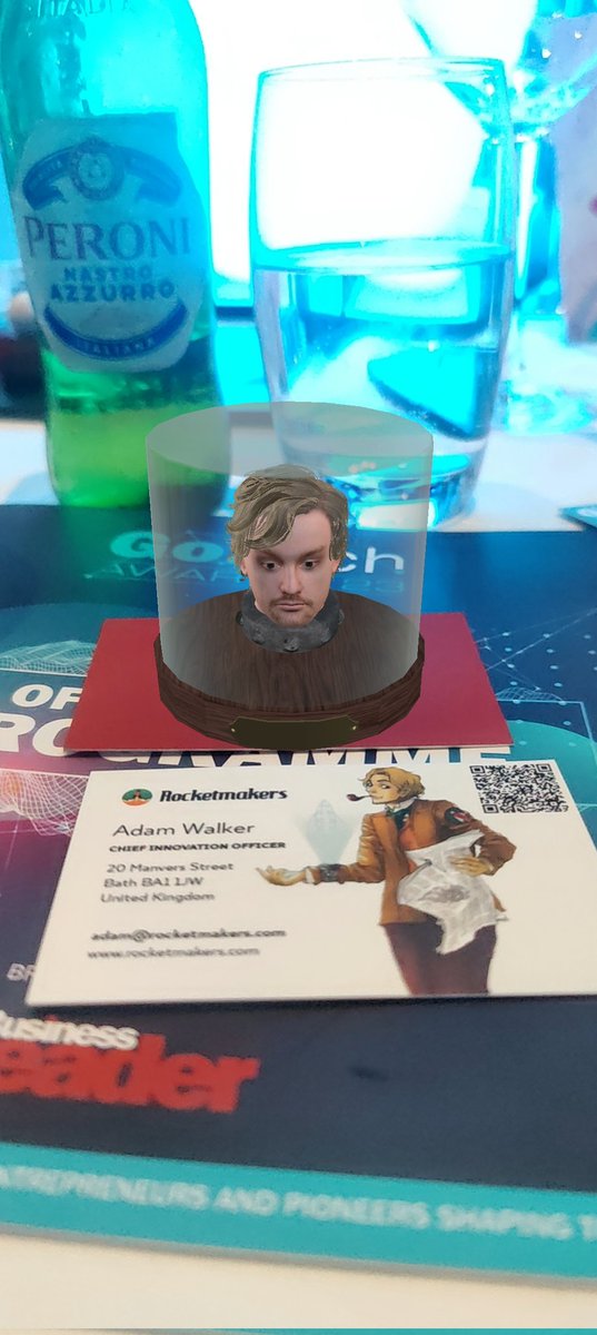 lordadamwalker's tweet image. #gotech23 @rocketmakers welcome to the future