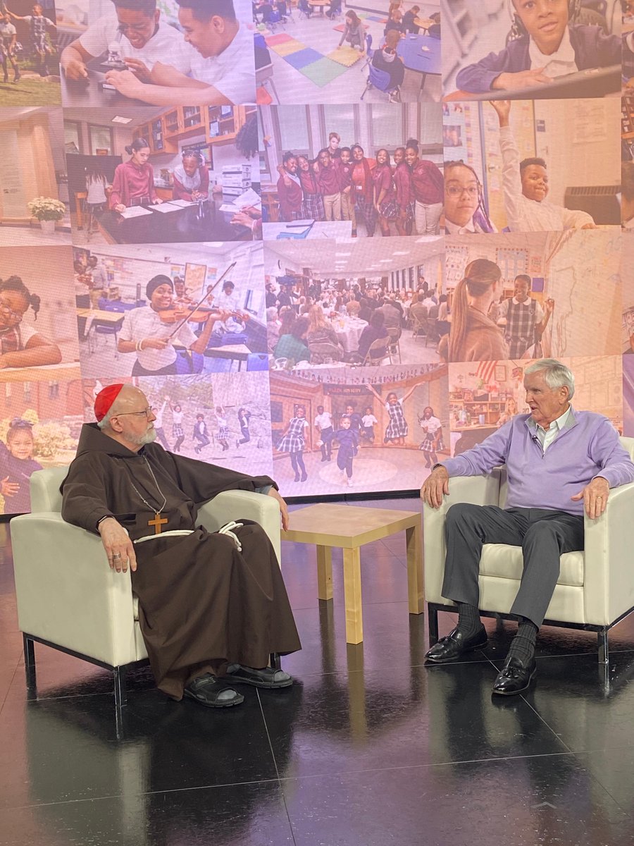 It was great to be with Jack, Cardinal Seán and our friends <a href="/WeAreCramer/">Cramer</a> while filming our CCS 15th anniversary video!  

#CCSBoston #CatholicEducation #CatholicSchools #BostonCatholic