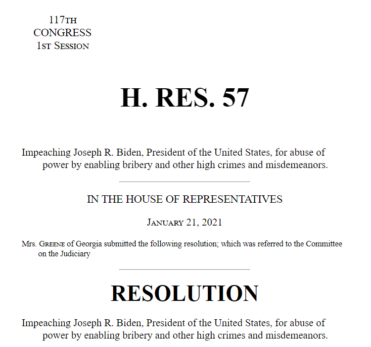 Did you know that Articles of Impeachment were filed against #JoeBiden the day after he took the oath of office for POTUS on Jan 20th, 2021?

So, how could this be since he just took office?  Easy...it's about his illegal/treasonous when serving as Vice President.

In short, if…