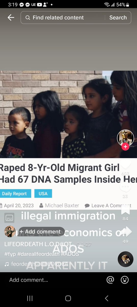 'OPEN BORDERS!!!' 'THEY NEED TO RUN AWAY FOR SAFETY!'' 'WE NEED TO SHELTER THEM!!' LITERALLY STFU.. LIL GIRLS ARE BEING RPED ON THE TRAVEL.  ILLEGAL IMMIGRATION IS NOT THE WAY. IT KILLS AND DESTROYS. - A MEXICAN AMERICAN. 

#Immigration 
#Trump 
#BorderPatrol 
#tedcruz 
#maga