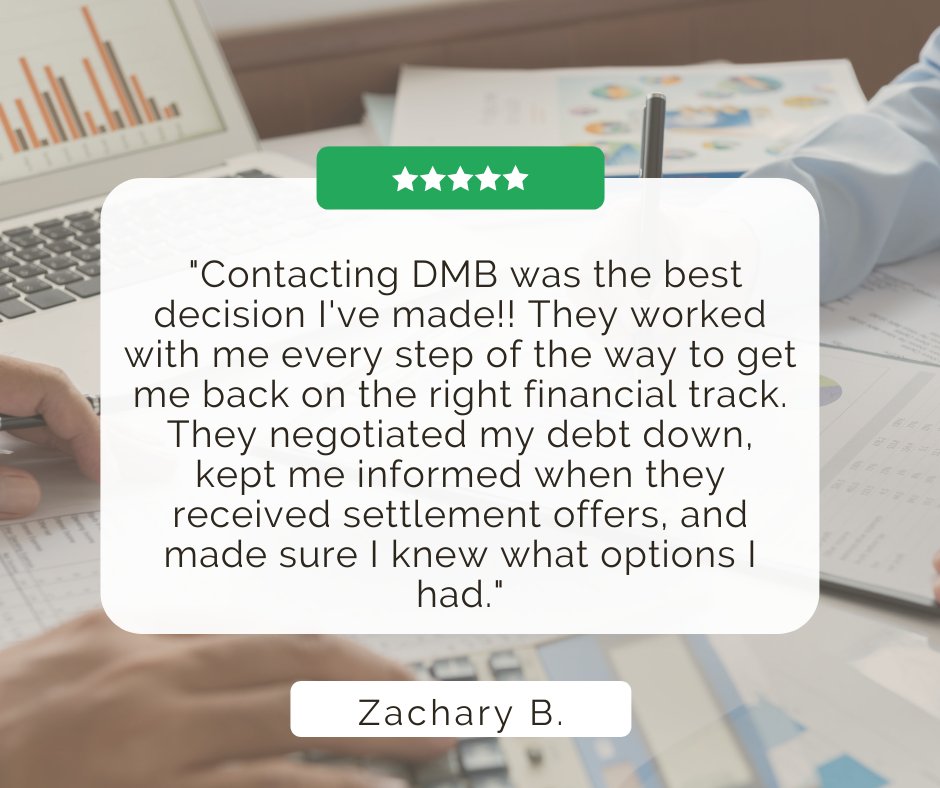 Thank you for the review, Zachary!
#CustomerReview #DebtSettlement