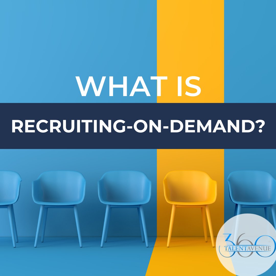 Not sure what recruiting-on-demand is? Let us break it down for you:bit.ly/3MCbzed

#recruiterondemand #hiringtrends #360talentavenue