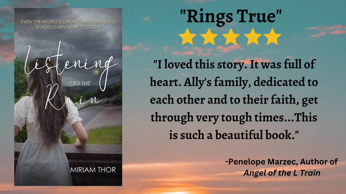 Listening to the Rain is only $1.99 this month as a @AmazonKindle monthly deal! #BooksWorthReading #booksale #AuthorsOfTwitter #Christfic #yalit #yachistianfiction #Kindlebook 

amazon.com/Listening-Rain…