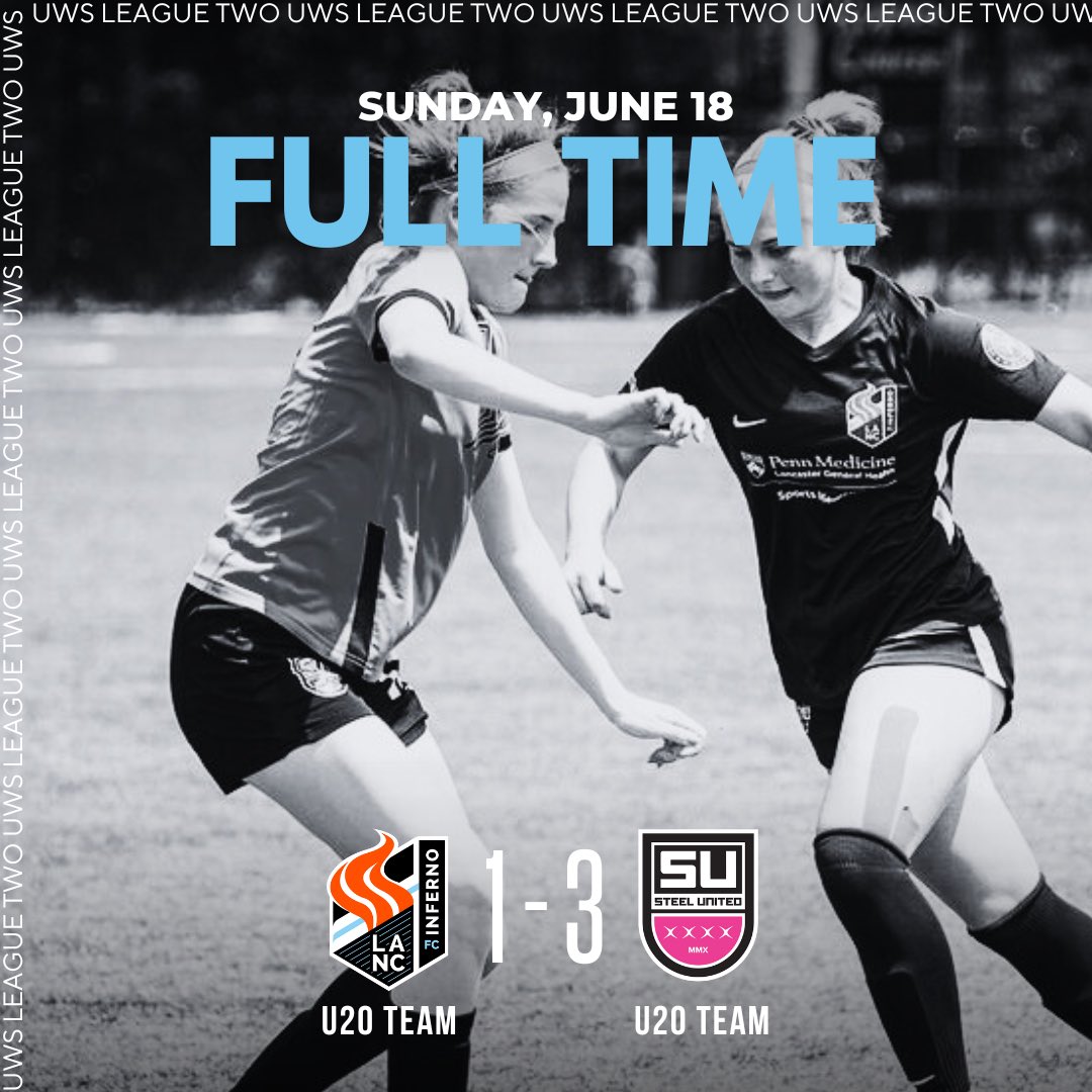 Our 20’s will face Steel United this Sunday for a rematch 😤

Read more: lancasterinferno.com/inferno-is-hea…