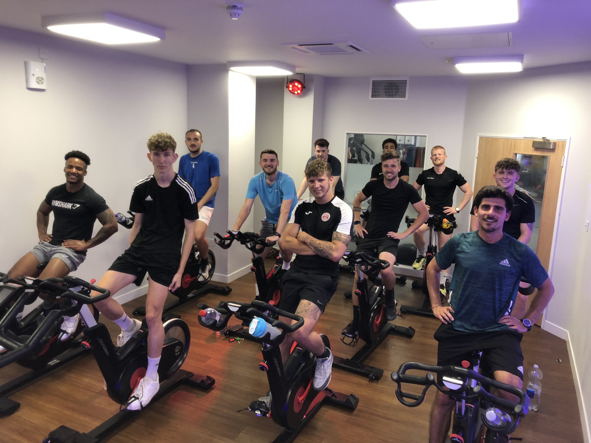 Christchurch FC on Twitter "We had our first session with AnytimeFitness in Christchurch last