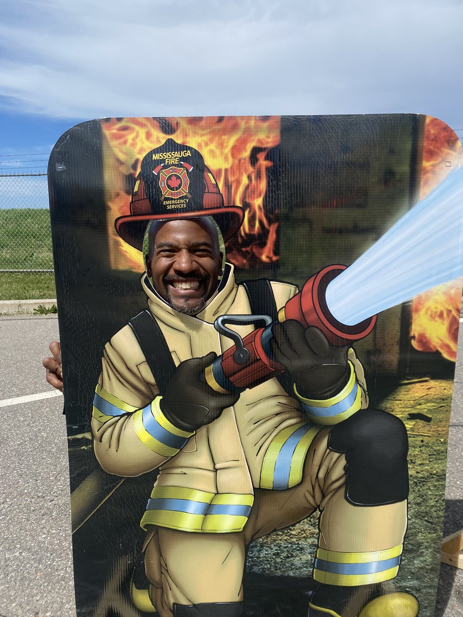 Serious.  Not so Serious. <a href="/ShawnXaviour/">Shawn Xaviour</a> <a href="/derynrizzi/">Deryn Rizzi</a> <a href="/MississaugaFES/">Mississauga Fire</a>  photo 📸 credit. <a href="/DaskoWard1/">Stephen Dasko - Councillor Ward 1</a> #2023FireRecruitGraduation