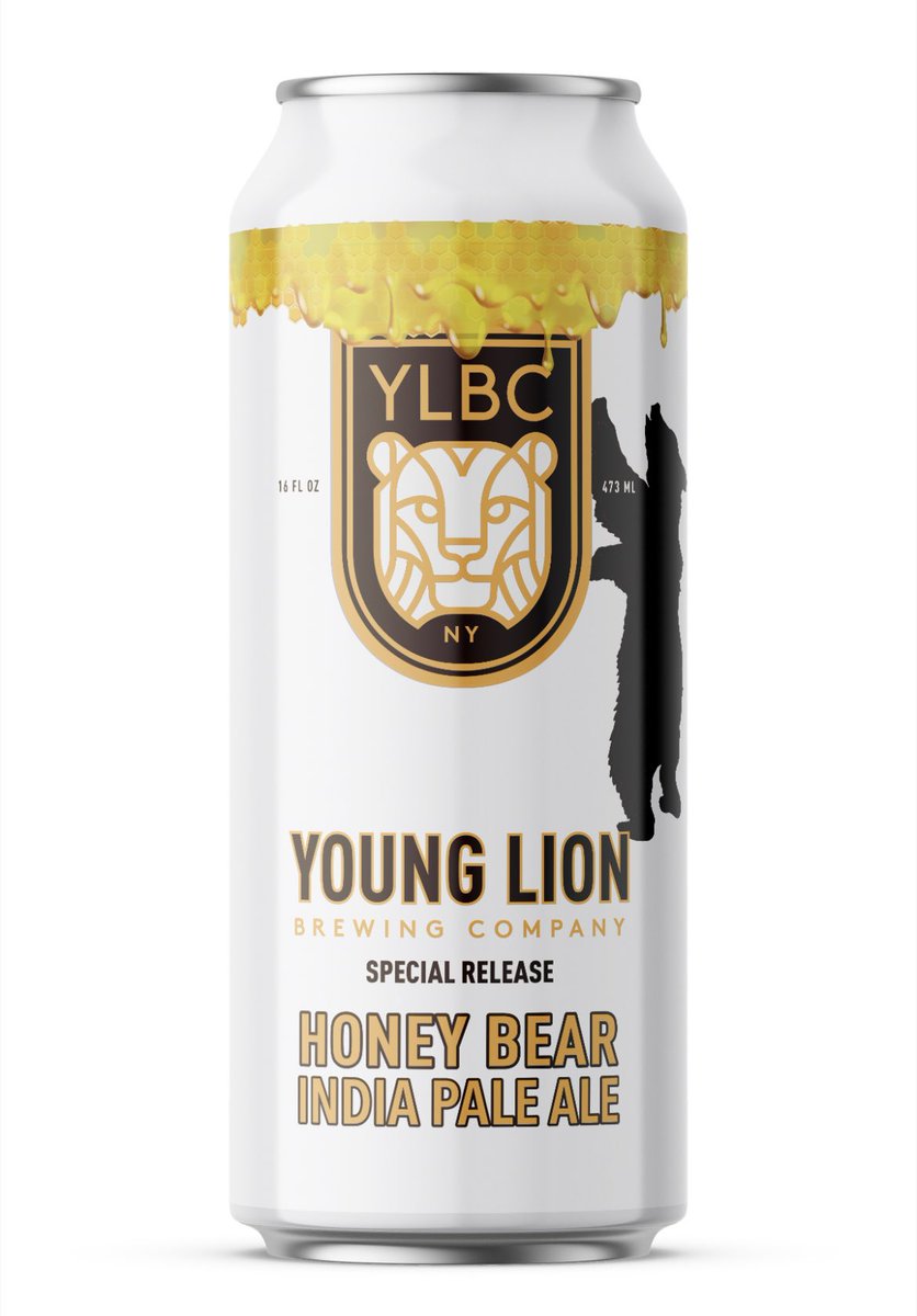 🚨 Back in stock alert! 🐻🍯 Honey Bear IPA is now available. Get it while supplies last and experience the perfect blend of honey sweetness and hoppy delight. 🐾🍻 #YoungLionBrewing #DrinkInTheLionsDen #ThinkNYDrinkNY #HoneyBearNEPA