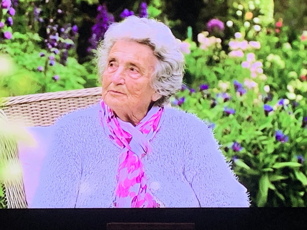 Brenda is such an inspiration when she said her husband of 73yrs sits on her shoulder got to me 😢 #GardenersWorld